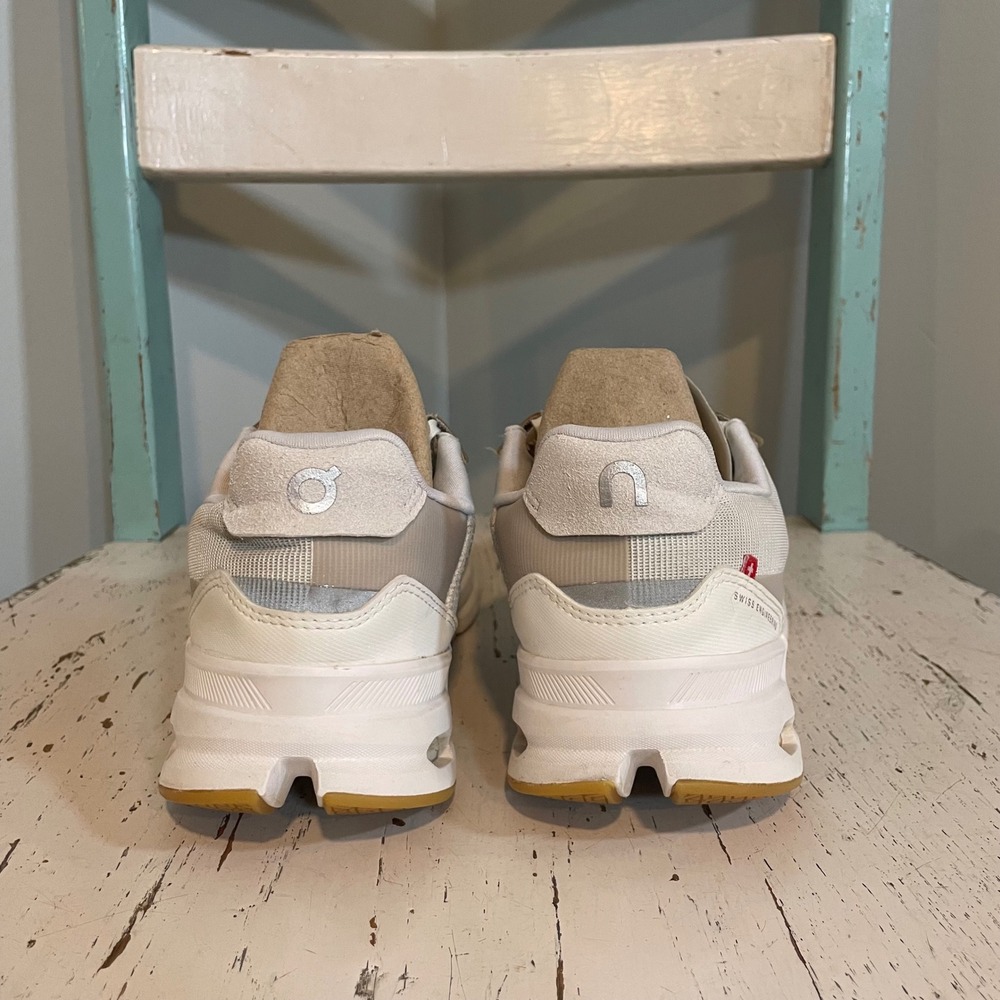 On Cloudrift White Sand Gum Women Size 6.5 Sneakers Shoes 87.98261 Running - Picture 4 of 9